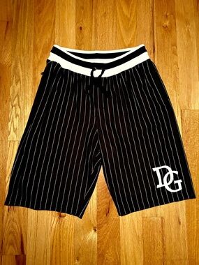 Dolce & Gabbana DG Pinstripe Runway Shorts, Like New 🔥